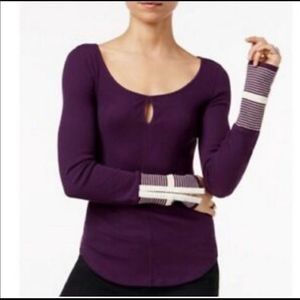 Small Free People long sleeve purple top